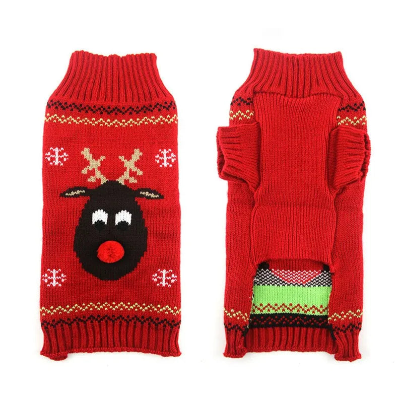 Dog Sweater Christmas Winter Warm