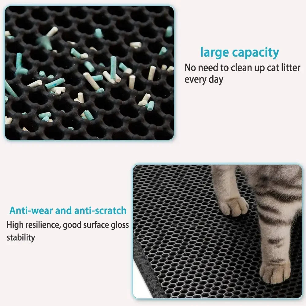 Double layer Cat Litter Mat