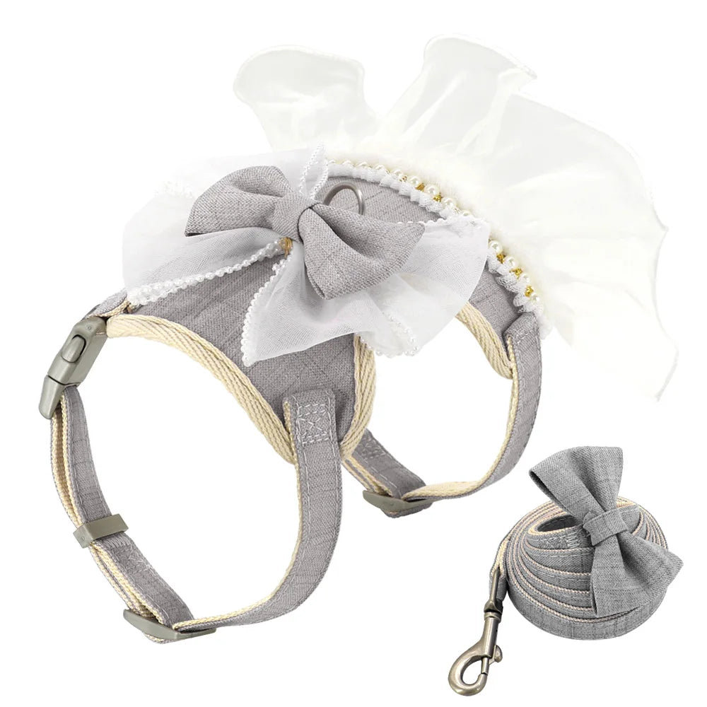 Nylon Cat Harness Leash Set