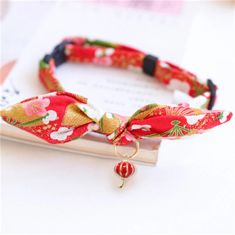 Cute Japanese Print Pet Dog Collars