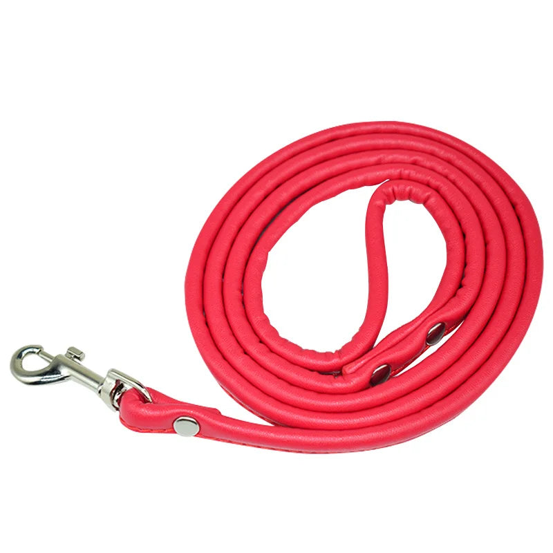 New Dog Leash PU Leather