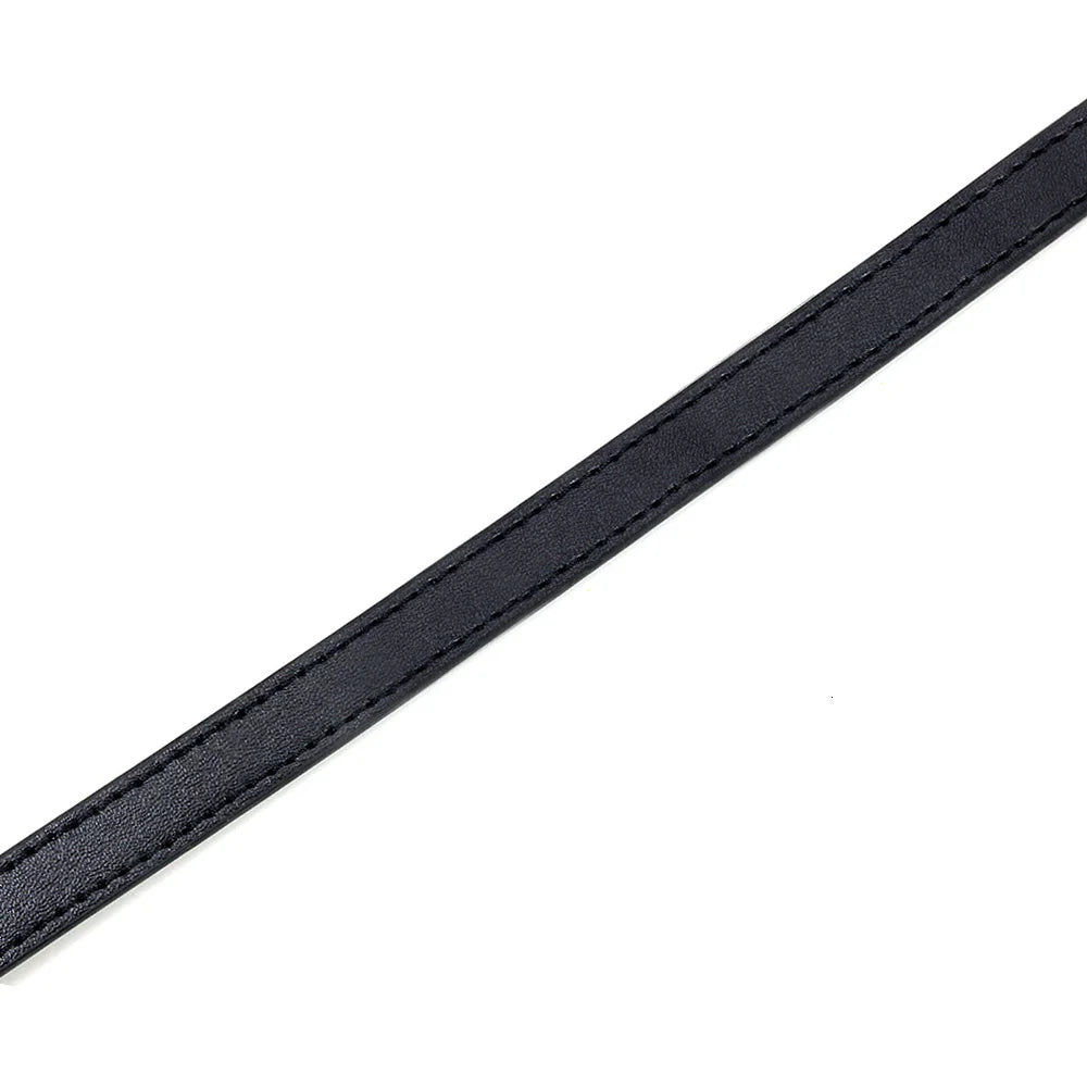 Soft Leather Solid Dog Collar