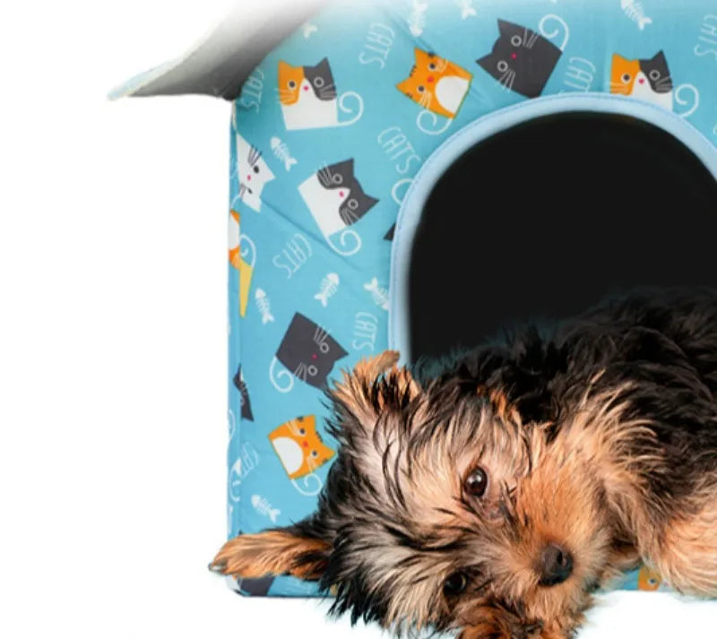 Water-resistant Foldable and Detachable Pet House