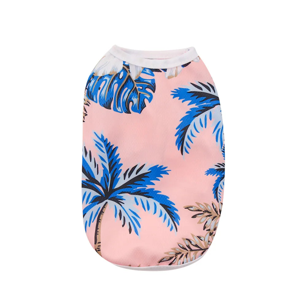 Cat and Dog Summer Clothing Hawaiian Style