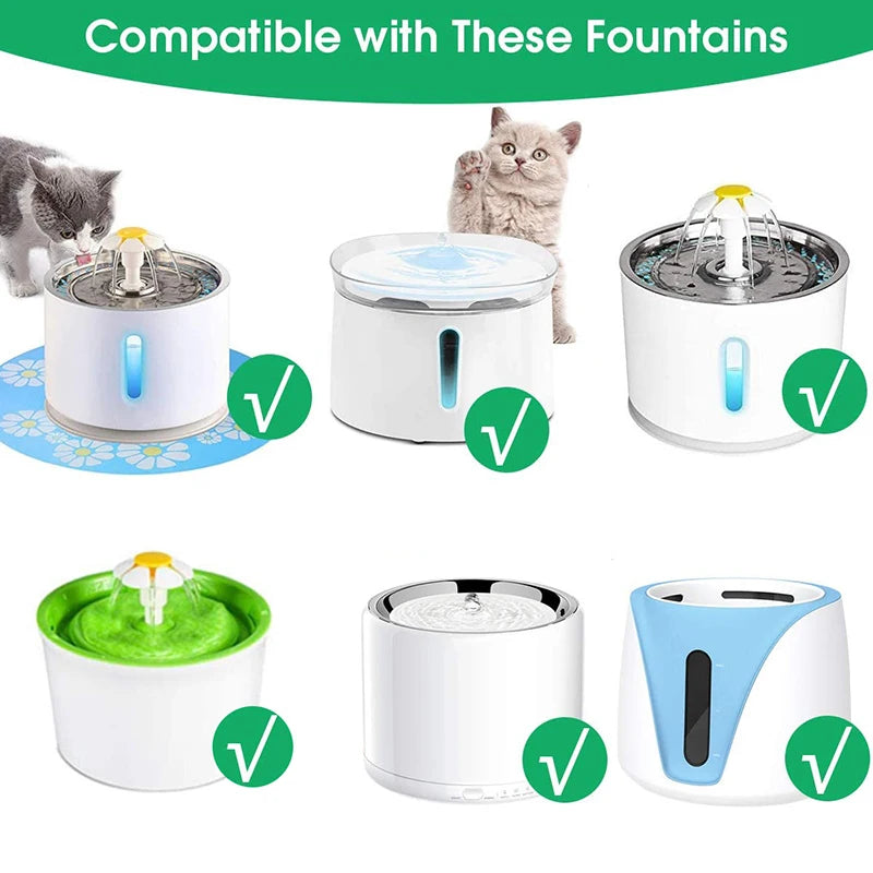 Replacement Activated Carbon Filter For Cat Water Drinking Fountain