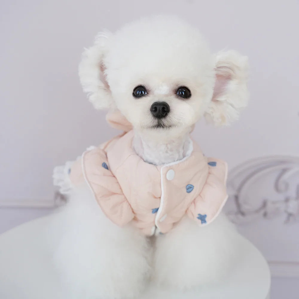 Pet Autumn/Winter Star Embroidered Coat