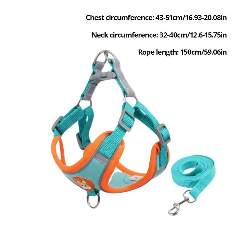No Pull Pet Reflective Dog Harness