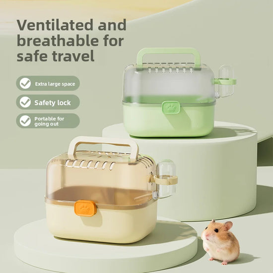 Portable outdoor pet hamster cage
