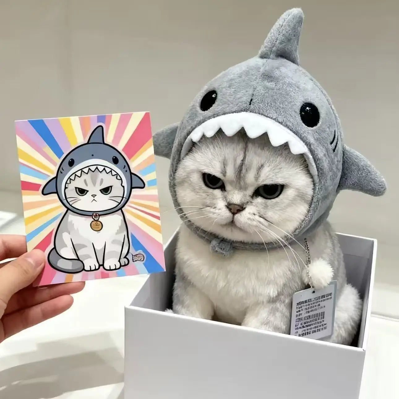 Cat headdress Shark