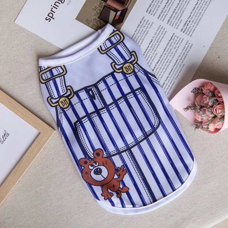 Sweet Print Sphynx Cat Clothes