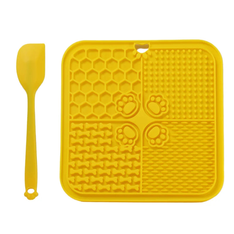 11 Colors Pet Slow Feeding Mat With Spatula