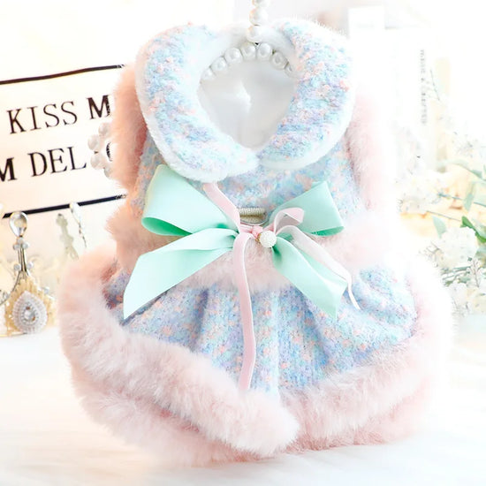 Autumn Winter Dog Cat Princess Dress