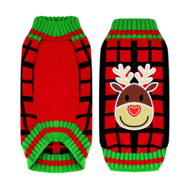 Dog Sweater Christmas Winter Warm
