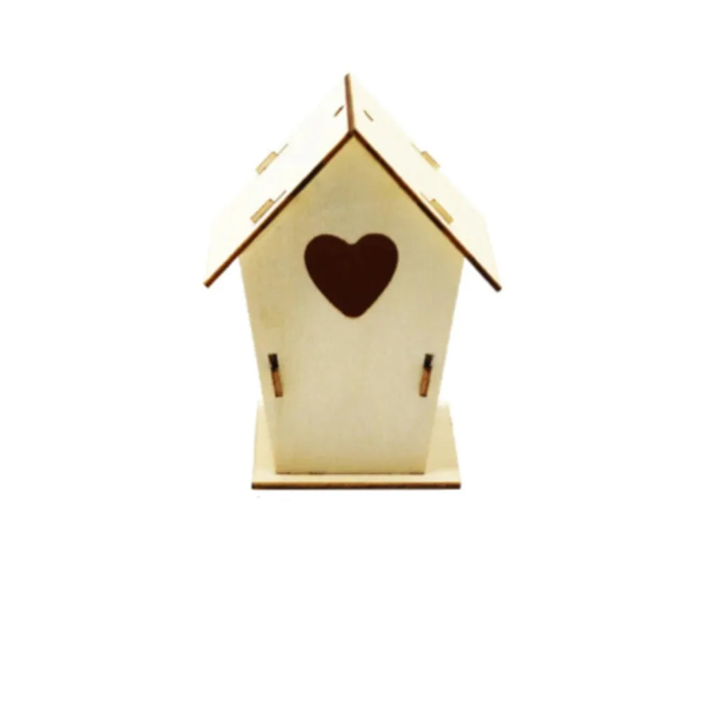 3pcs Home Crafts Wooden Bird Nest