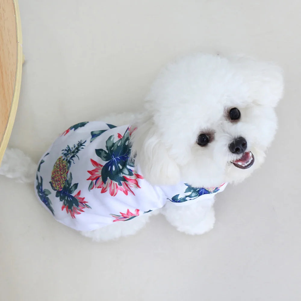 Cat and Dog Summer Clothing Hawaiian Style
