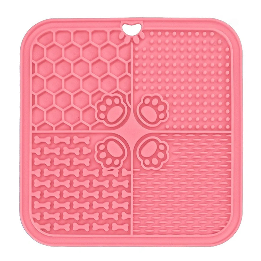 11 Colors Pet Slow Feeding Mat With Spatula