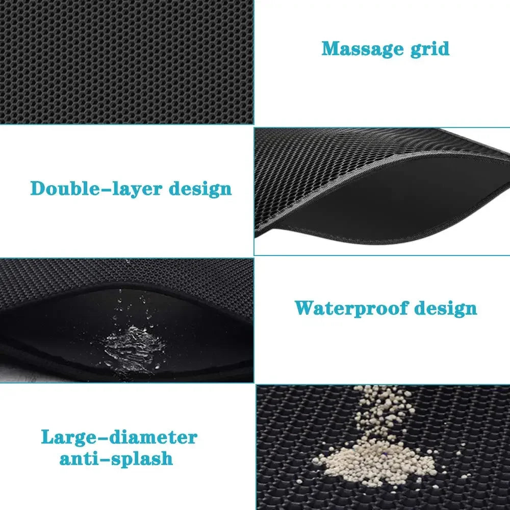 Double layer Cat Litter Mat
