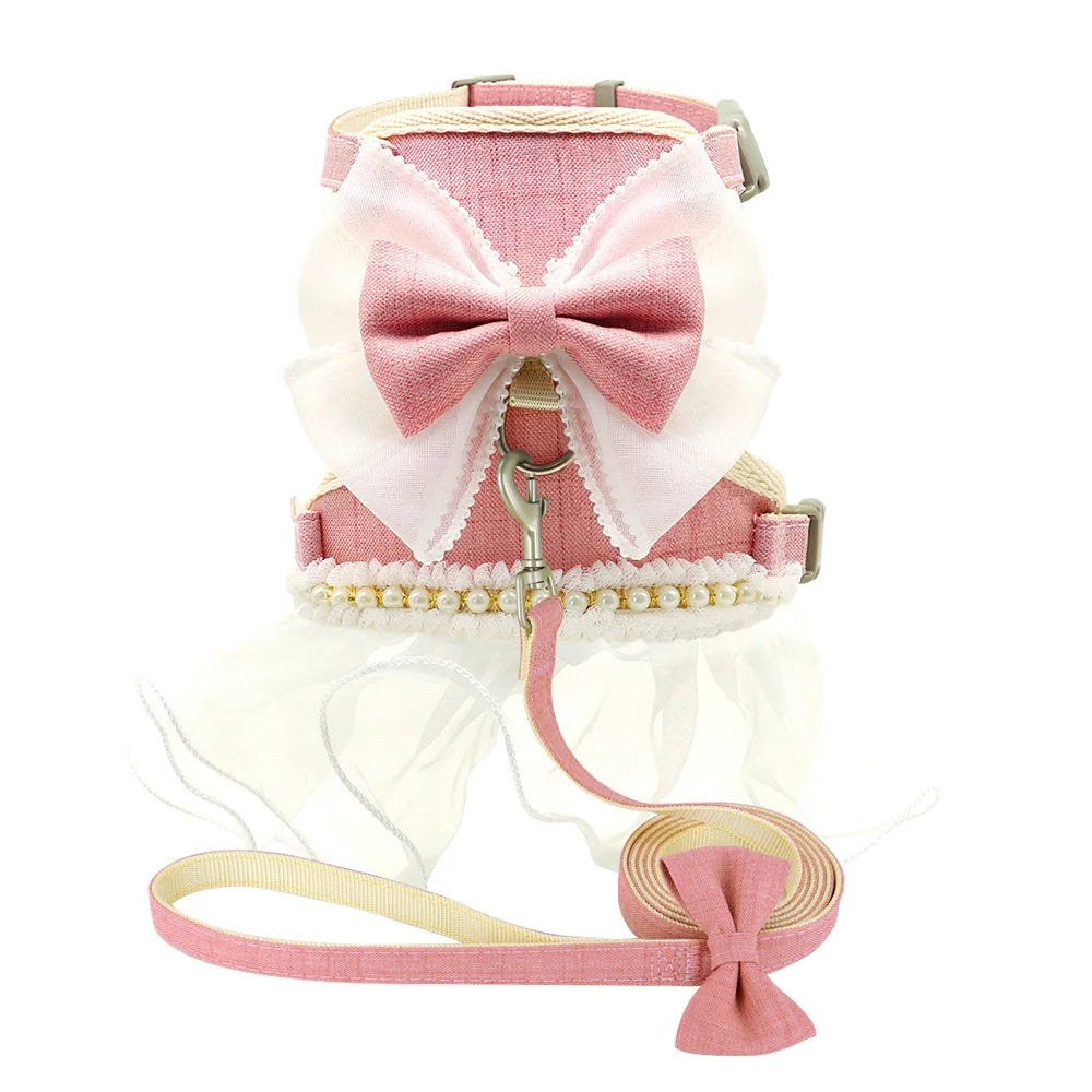 Nylon Cat Harness Leash Set