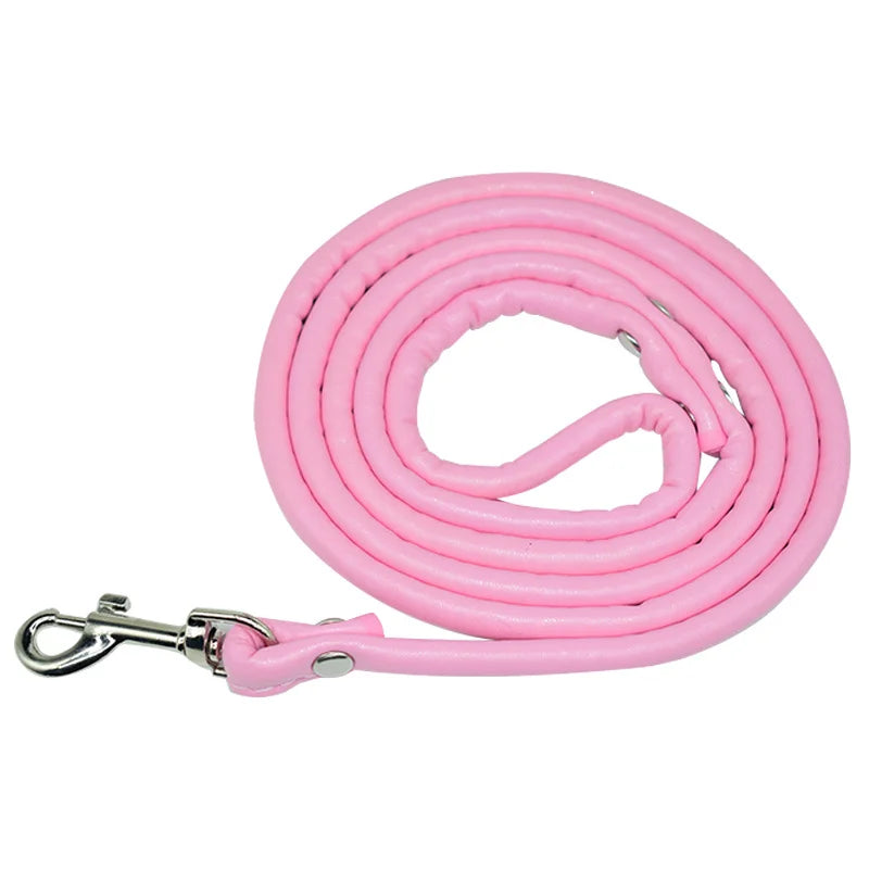 New Dog Leash PU Leather