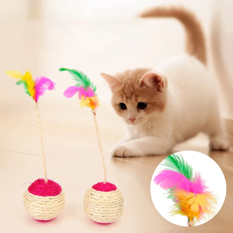Colorful Feather Blanket Ball