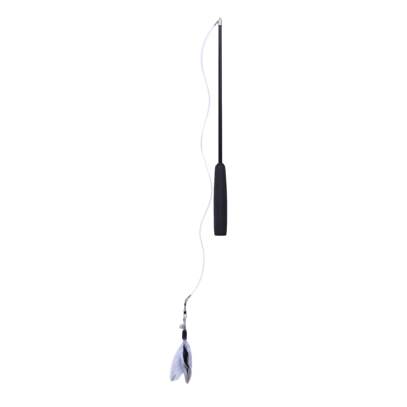 Cat Teaser Wands Three-section Telescopic Wand