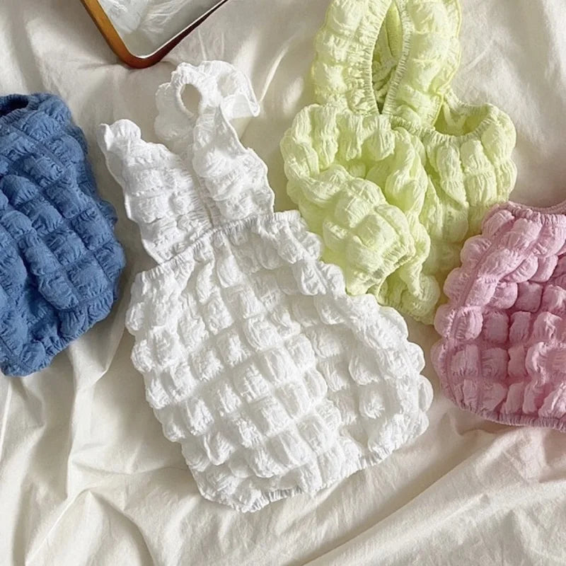 Summer Thin Pet Dog Vest Bubble Strap Small Dog Clothes