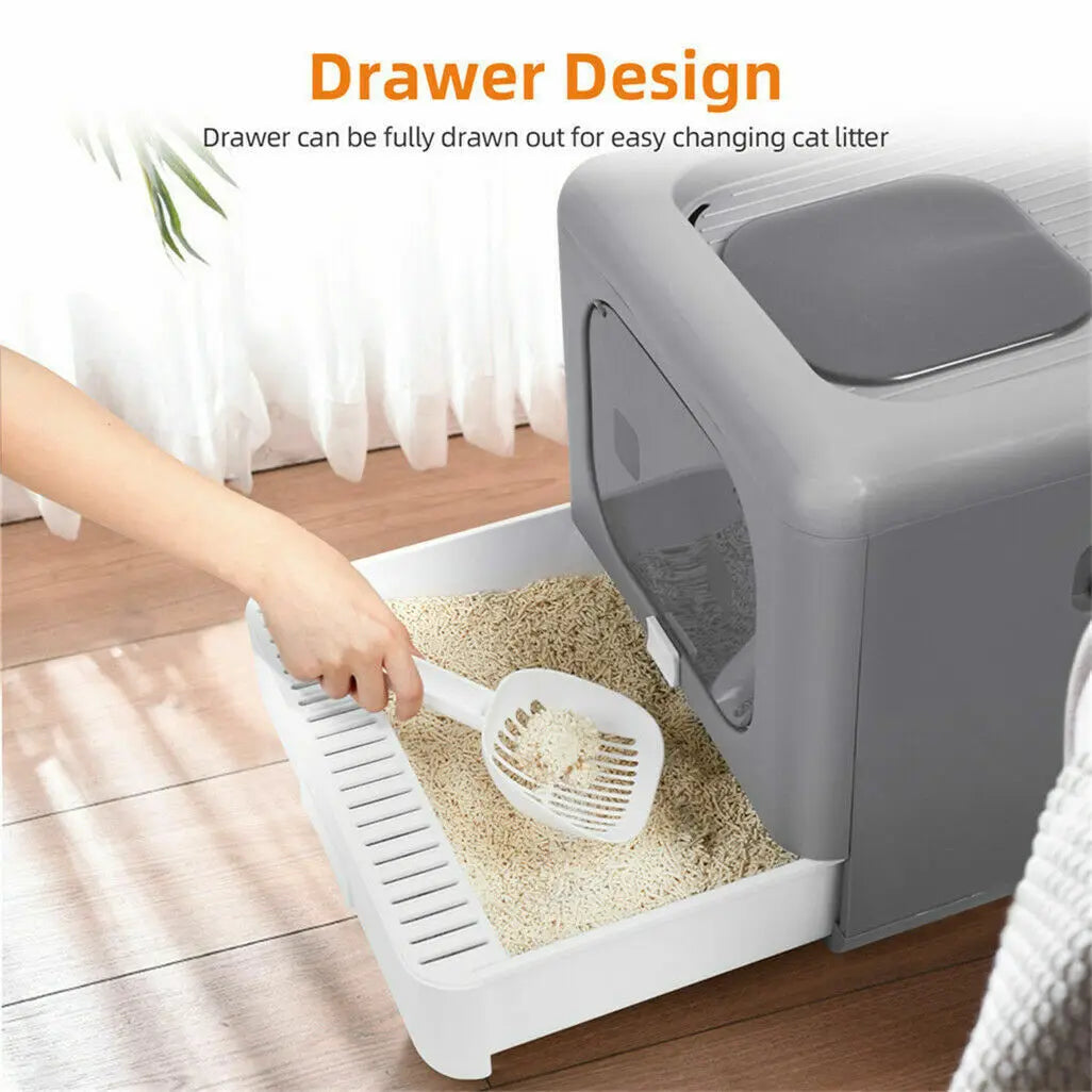 Cat Litter Box, tray, scoop