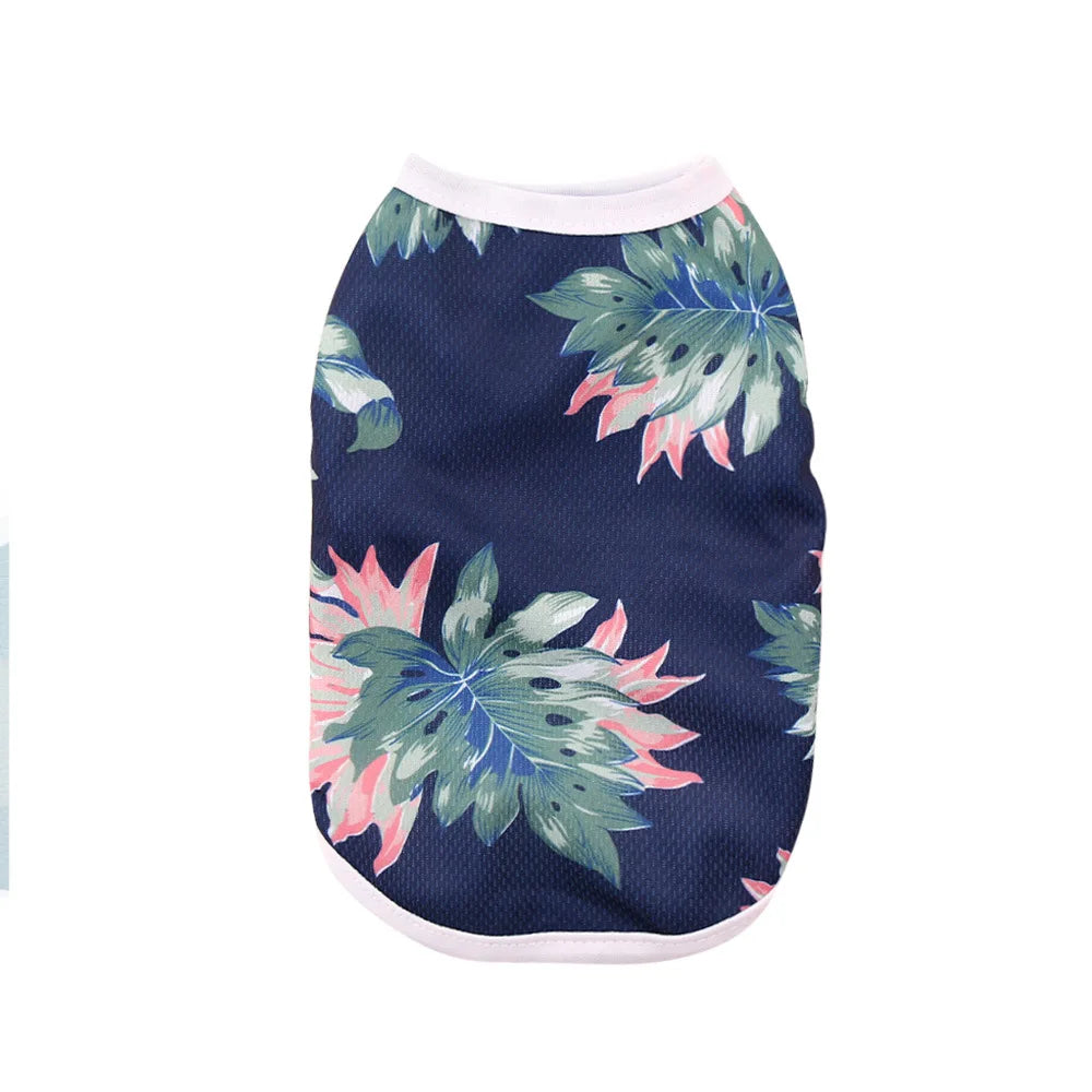 Cat and Dog Summer Clothing Hawaiian Style