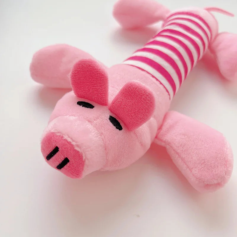 Dog Cat Fleece Toys Elephant Duck Pig Chicken