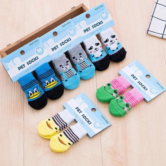 4 Pcs/set Cat and Puppy Shoes