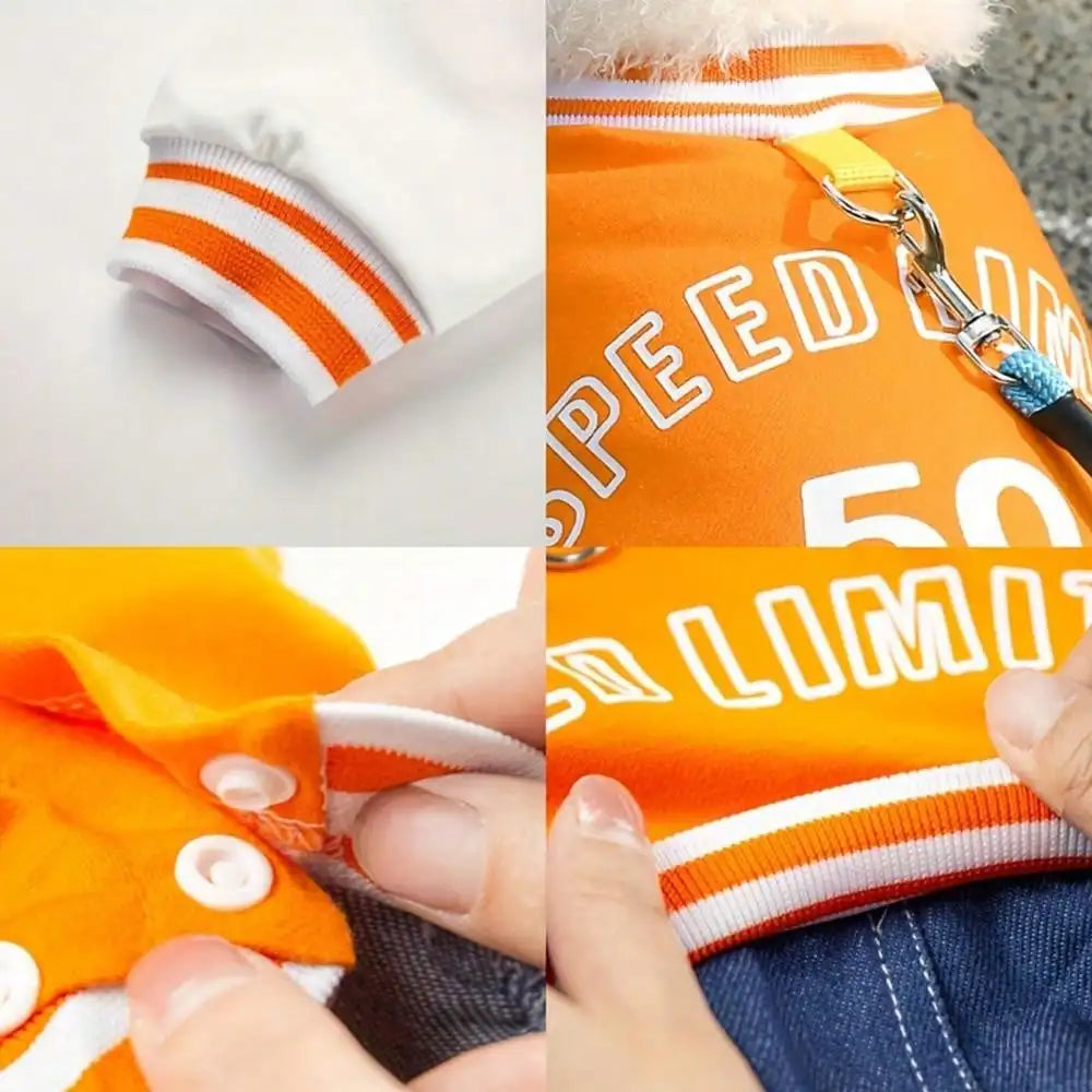 Dog Baseball Jumpsuit,