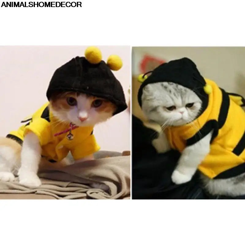 Cute Dog Cat Pet Clothes Bees