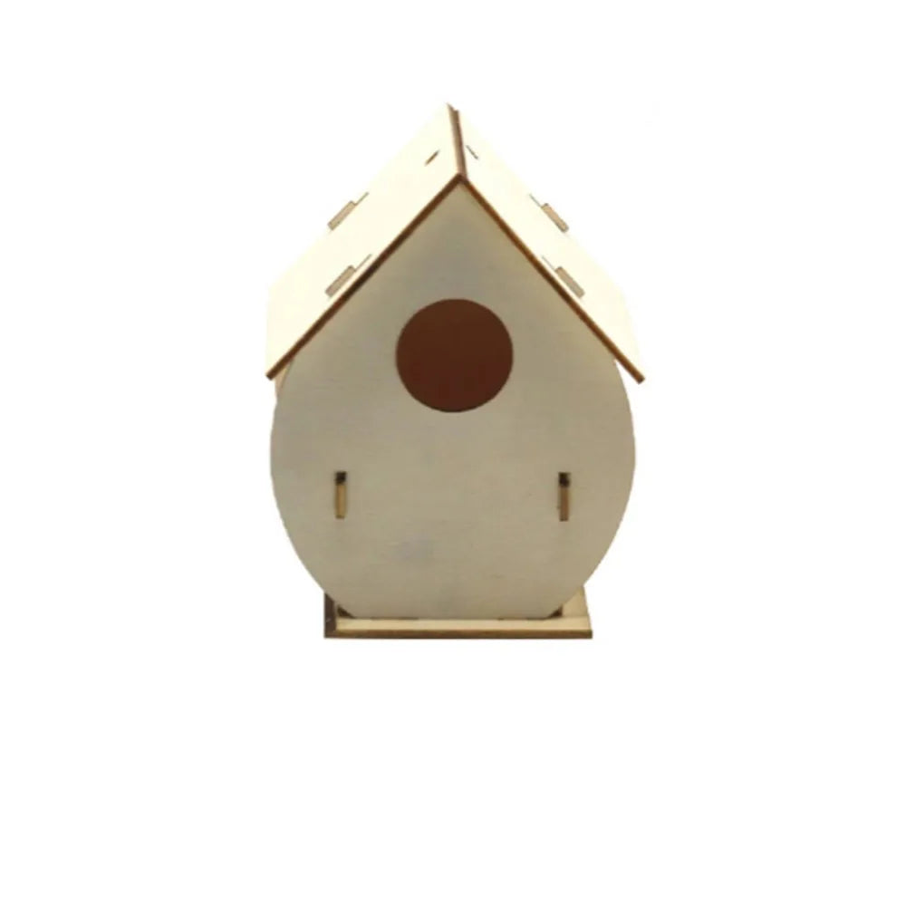 3pcs Home Crafts Wooden Bird Nest