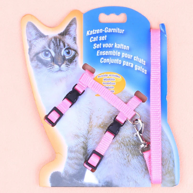 Cat and dog leash I-shaped