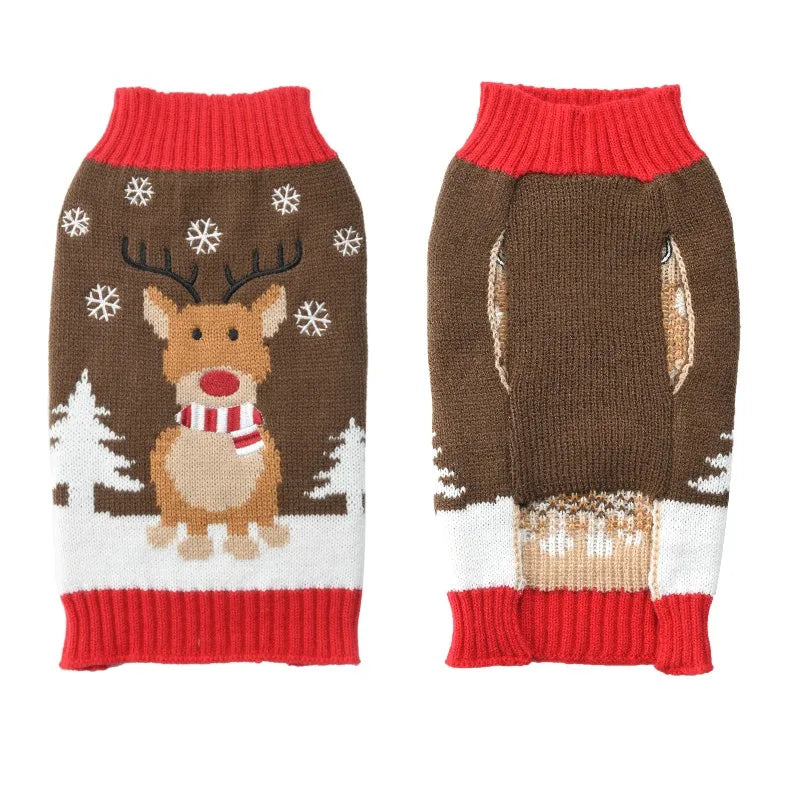 Dog Sweater Christmas Winter Warm