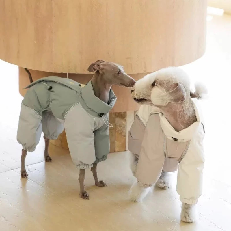 Lingtihuibit Turtleneck Cotton-padded Clothes