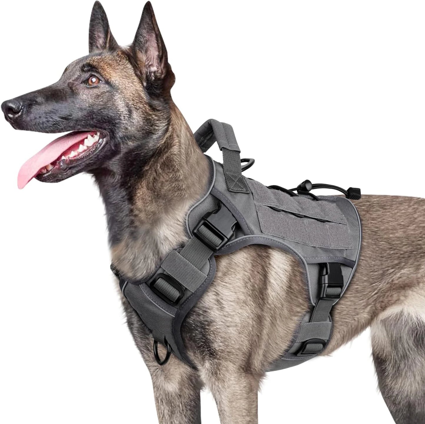 Adjustable No-Pull Tactical Dog Harness with Handle