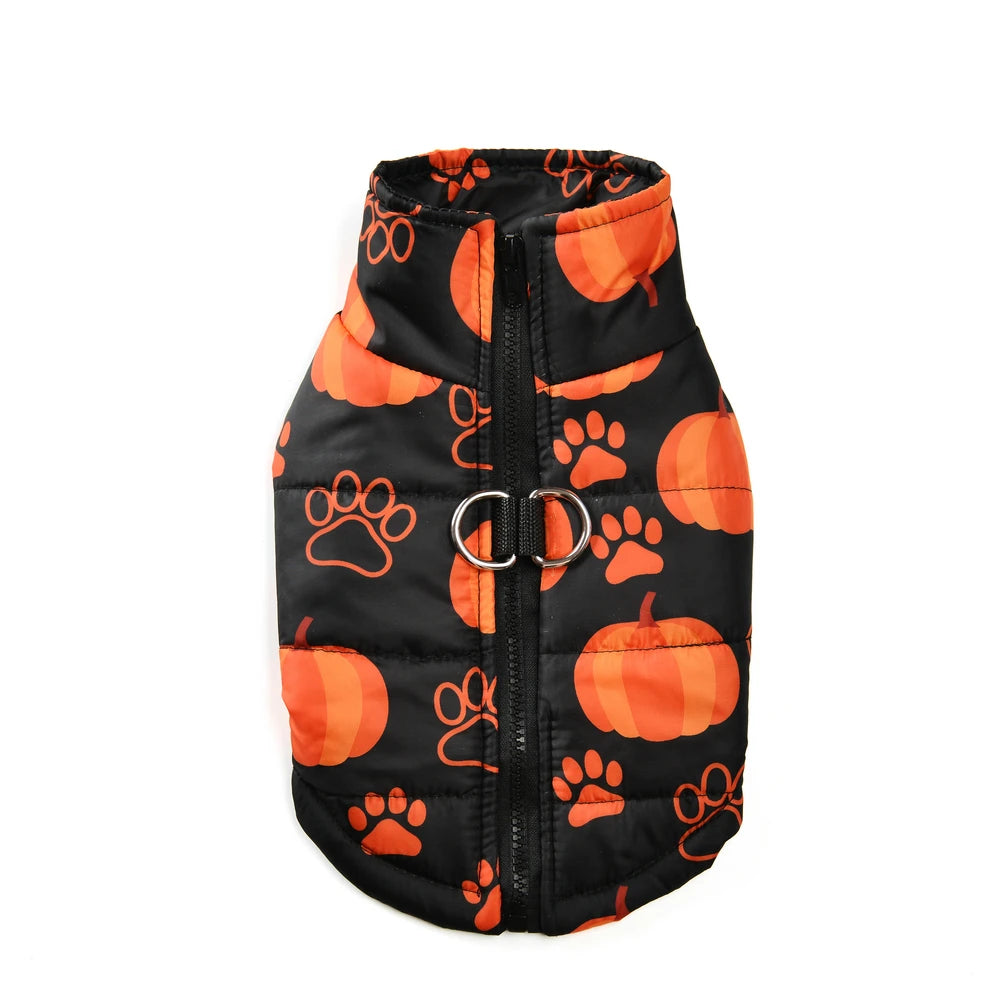 Halloween Dog Clothes Winter Warm Puppy Vest