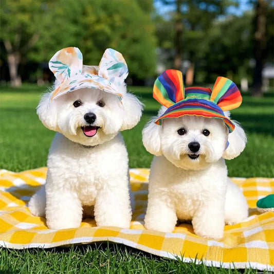 Pet Supplies With Ear Dog Sunscreen Hat