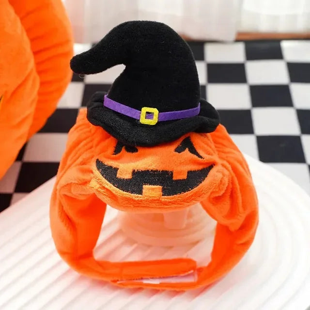Halloween Pumpkin Vest For Dogs Cats