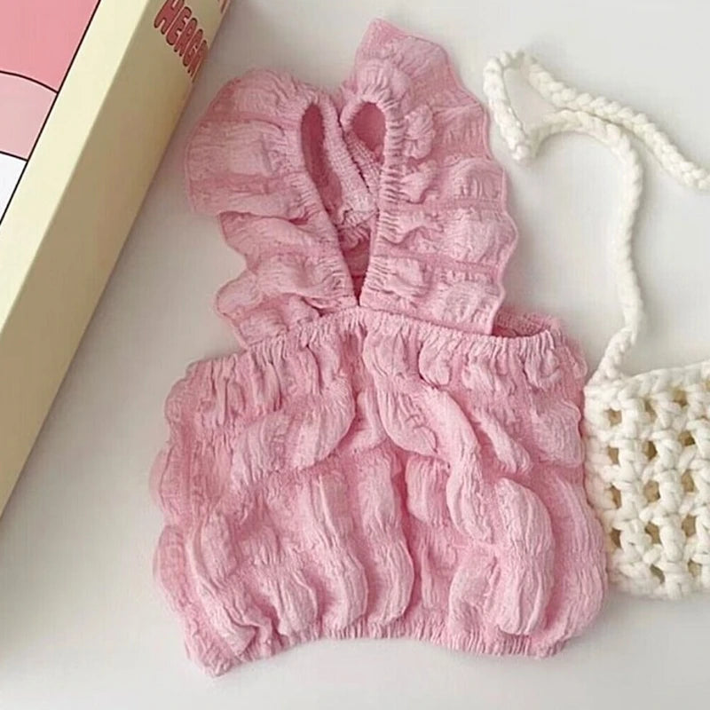 Summer Thin Pet Dog Vest Bubble Strap Small Dog Clothes