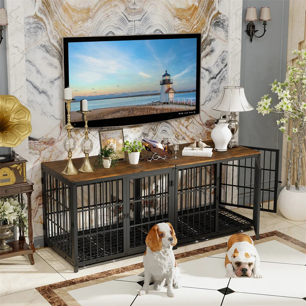 Large Wooden Dog Crate