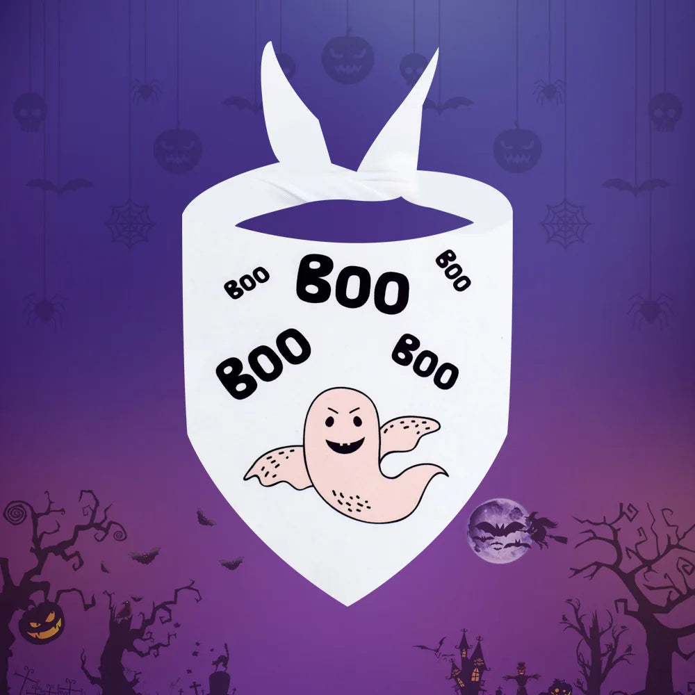 30pcs Halloween Pet Dog Bandanas