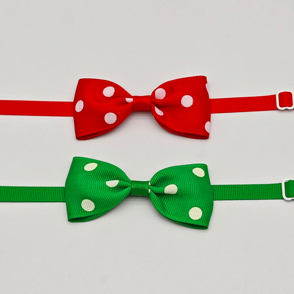 10pcs Pet Christmas Bow Tie