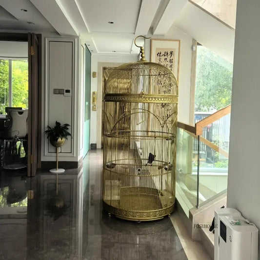 Extra Large iron Cylindrical Bird Cages