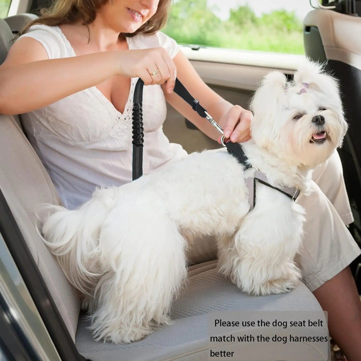 Adjustable And Heavy Duty Dog Car Seat Belt