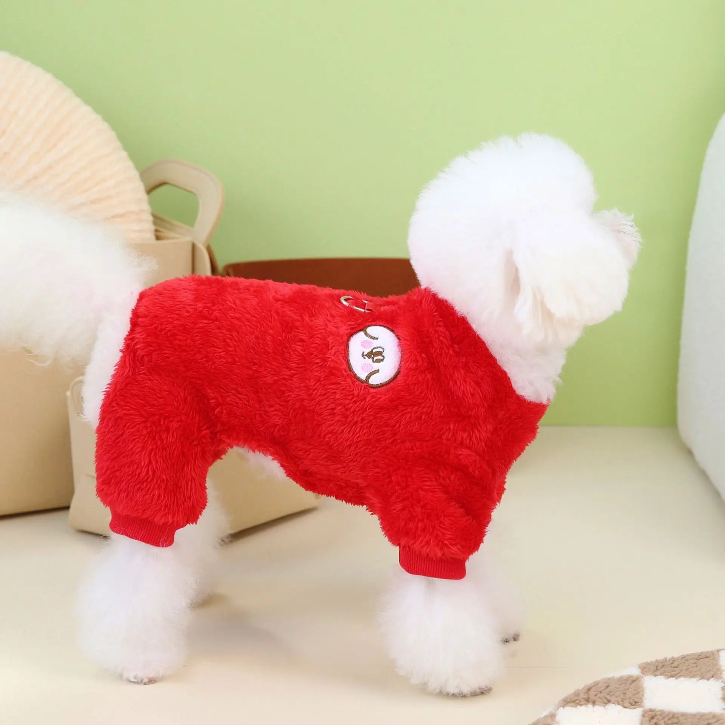 Winter Fleece Pet Dog Jumpsuit