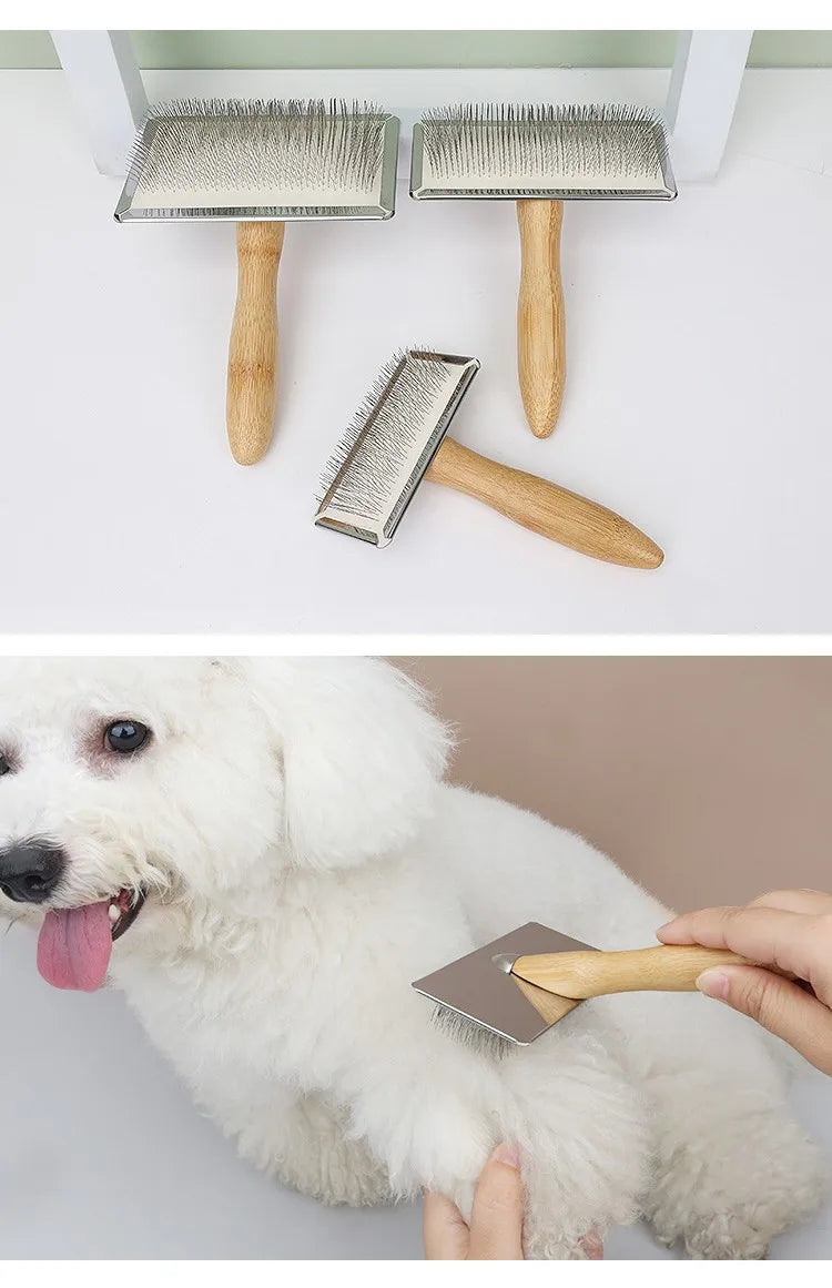 Dog/Cat Comb Solid Wood Brush