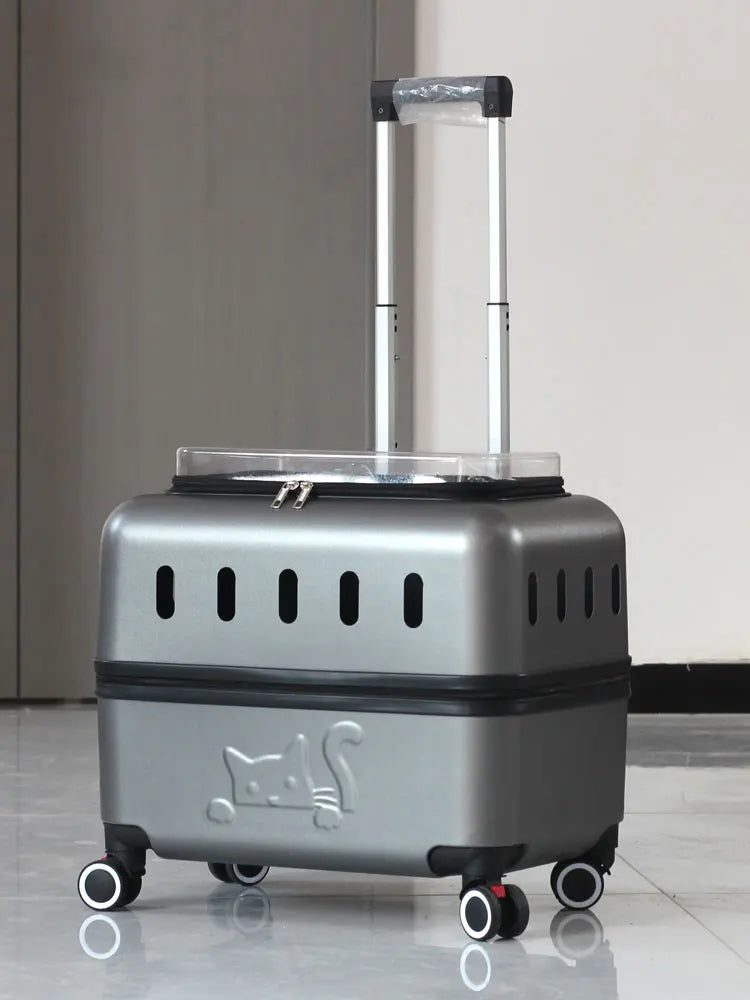 Large Pet Travel Carrier Rolling