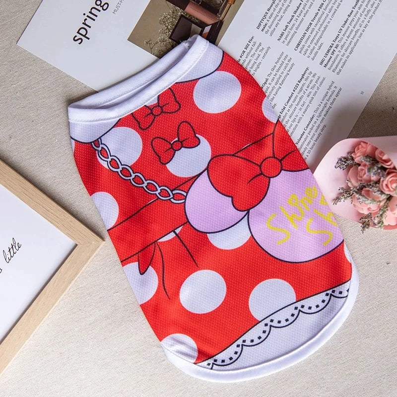 Sweet Print Sphynx Cat Clothes